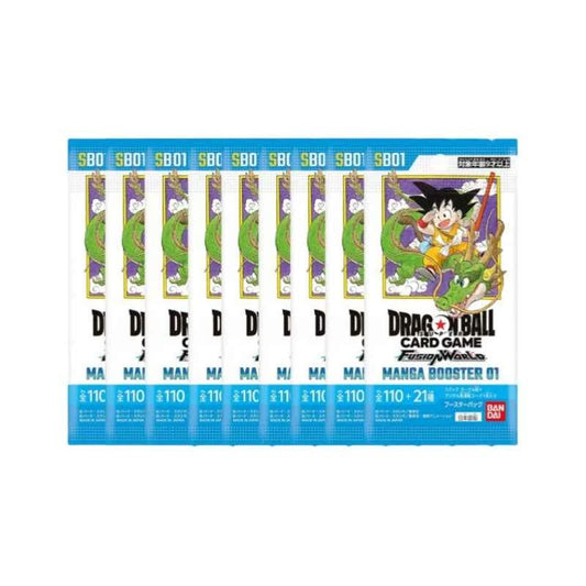 Bandai Dragon Ball Manga Booster 01 Fusion World Series TCG Game Card 40th Anniversary Version Anime Collectibles Trendy Toy