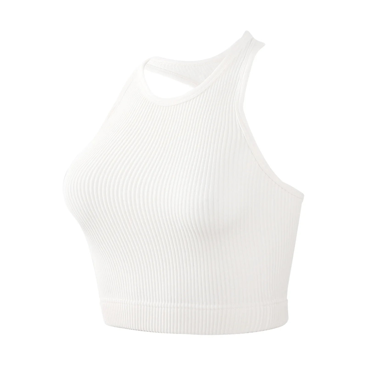 Seamless Yoga Top Fitness Sports  Gym Running Vest  Workout Women Athleisure Sleeveless Crop Top - SS69