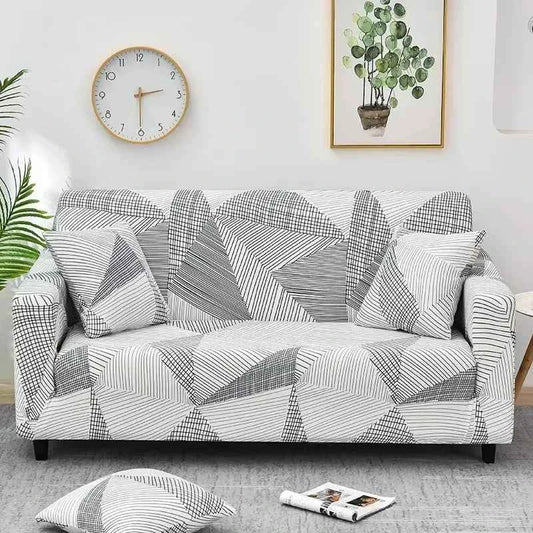 1pc Flower Printed Elastic Sofa Cover Antidirty Spandex Sofa Cover Furniture Protector for Bedroom Office Living Room Home Decor