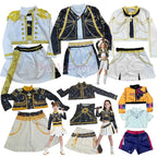 Kids Anime Cosplay Girl Costume Group Idol Singer Performance Show Black Golden Costume Child Halloween Party Clolthes Outfit