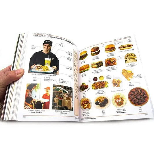 DK Korean English Bilingual Visual Dictionary Bilingual Contrastive Graphical Dictionary Book DIFUYA SS69