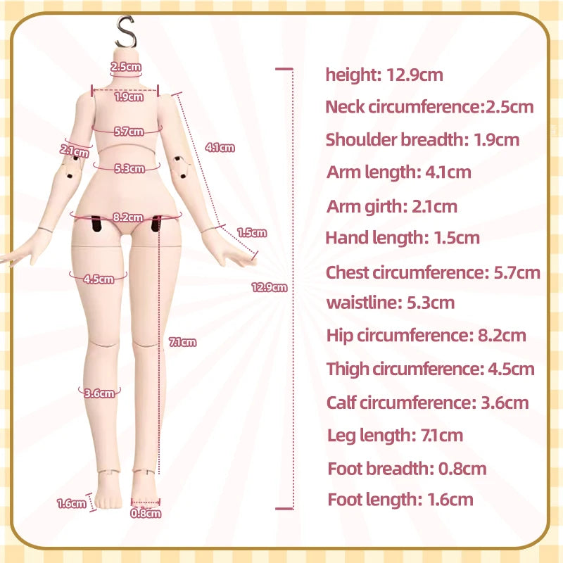 New Come4free Miniy The Jungle Book Series Ob11 1/12 Bjd 20cm Movable joint doll Anime Figures Dolls Mystery Box Boy Girls Gifts SS69