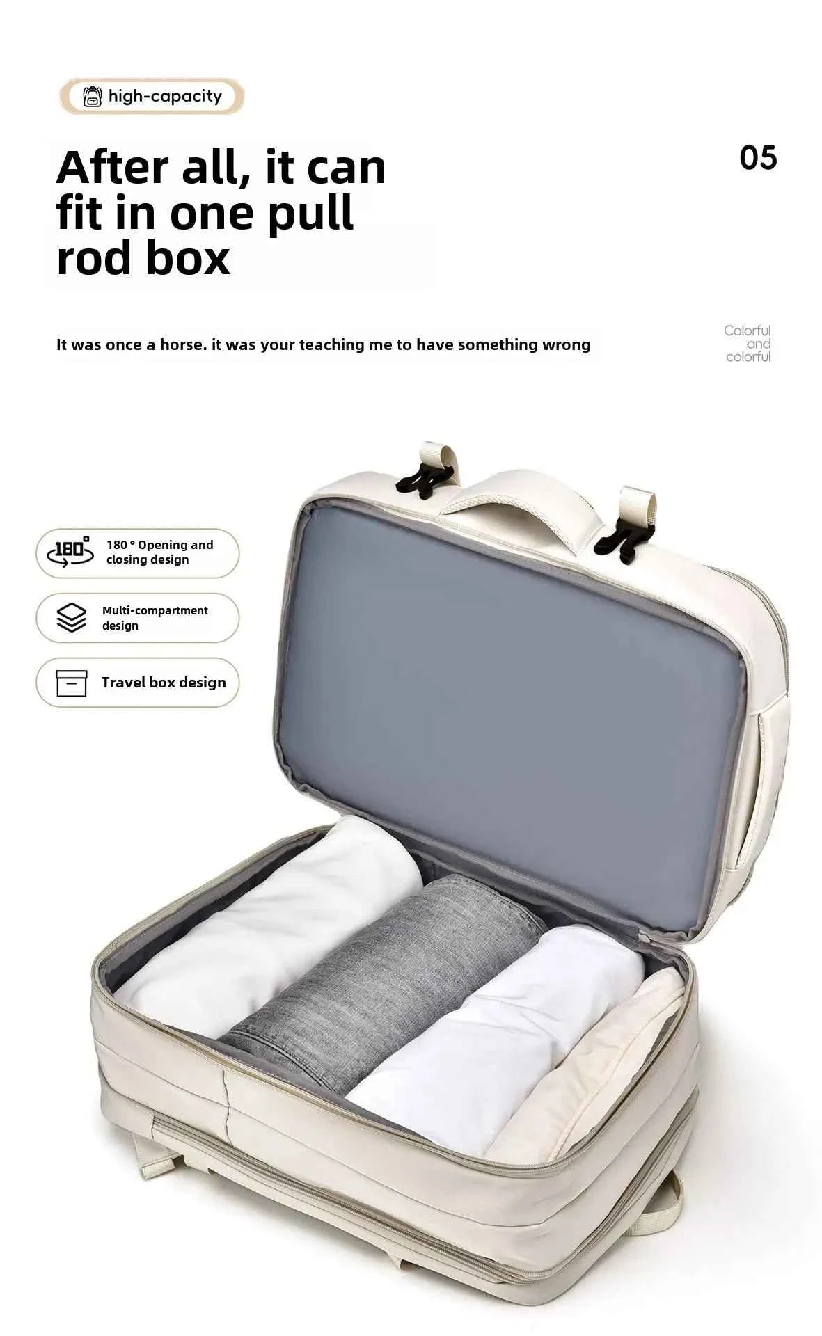 Backpack 45x30x25 Airplane, Cabin Hand Luggage Backpack, Laptop Backpack for Aeroplane Travel, School Backpack, Men Women's Bag