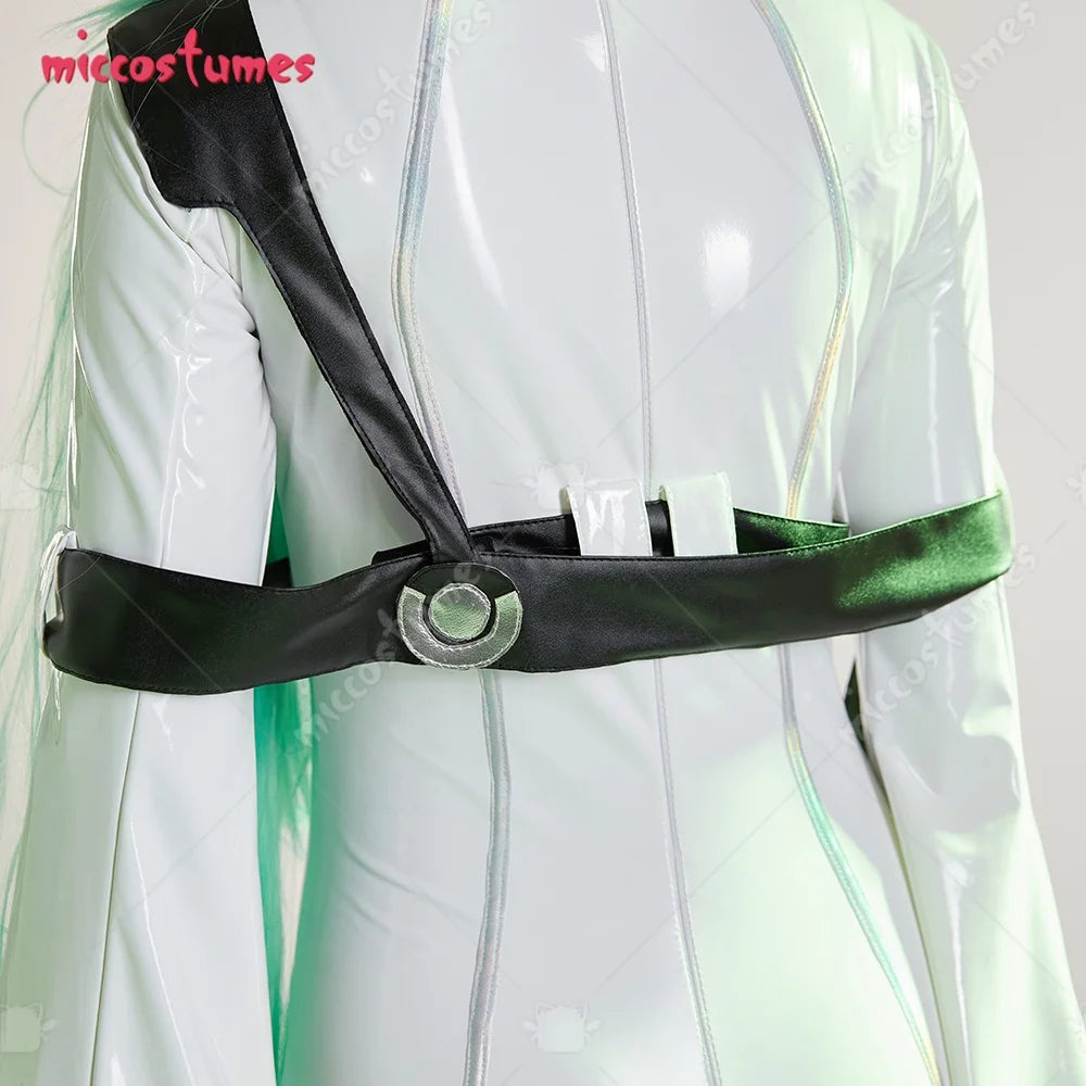 Miccostumes Women's Anime Cosplay Jumpsuit with Choker & Stockings