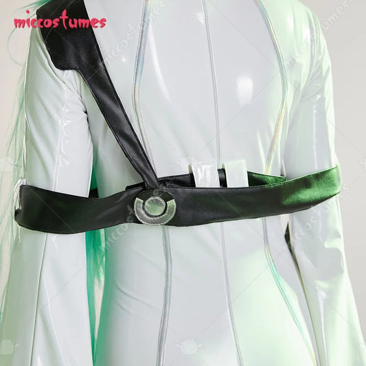 Miccostumes Women's Anime Cosplay Jumpsuit with Choker and Stockings