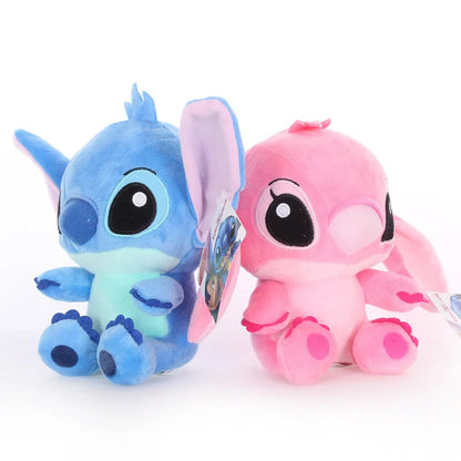 4/8inch Disney Cartoon Blue Pink Stitch Plush Dolls Anime Toys Lilo and Stitch Stich Plush Stuffed Toys Christmas Gifts for Kids SS69
