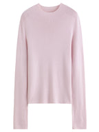 DUSHU Women's 100% Wool Half-High Collar Pullover