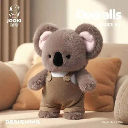 Latest Kawaii overalls, koala sparrow stuffed plush toys, cartoon anime cute children's birthday gifts, fun dolls for Halloween