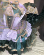 The Little Mermaid's Tears Younger Girls Party Wedding Dress Handmade Wedding Costume for Girls Lolita Girls Bridesmaid Dress