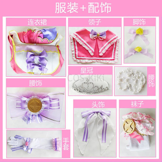 COS-KiKi Anime Lovelive Aqours Tojo Nozomi/Nishikino Maki All Members Fireworks Awakening Lolita Singing Suit Cosplay Costume SS69