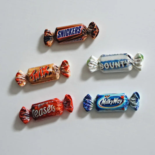 5Pcs Colorful Candy Fridge Magnets Chocolate Lollipop For Refrigerator Cute Home Kitchen Decorations Photo Stickers