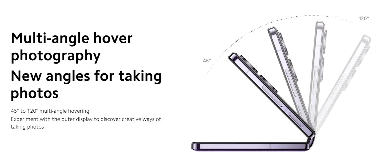 Global Version Xiaomi MIX Flip Snapdragon 8 Gen 3 Smartphone 4.01" All Around Liquid Outer Display 4780mAh Xiaomi Surge Battery SS69