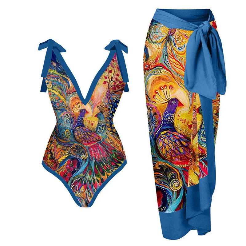2023 New Arrival Push Up Women Bikini Set Floral Printed Ruffle Bikinis Strappy Bandage Swimwear Brazilian Biquini Bathing Suit SS69 26.69 QJY1104B1 / XL