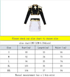 Anime Girl Group Cosplay Costume - Polyester Top and Pants Set
