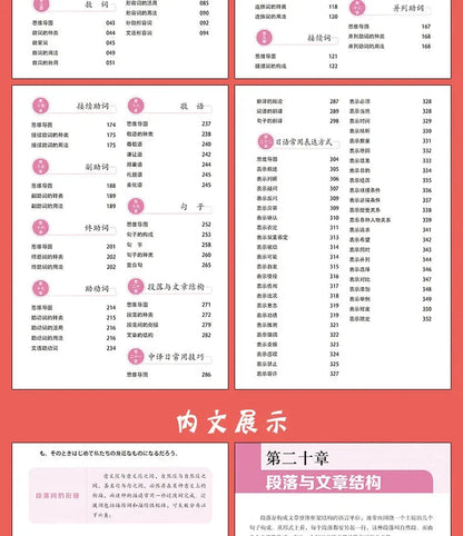 3pcs/set Japanese Learning Book Lntroductory Self-study Standard Japanese Elementary Education Course Japanese Word Grammar Book SS69