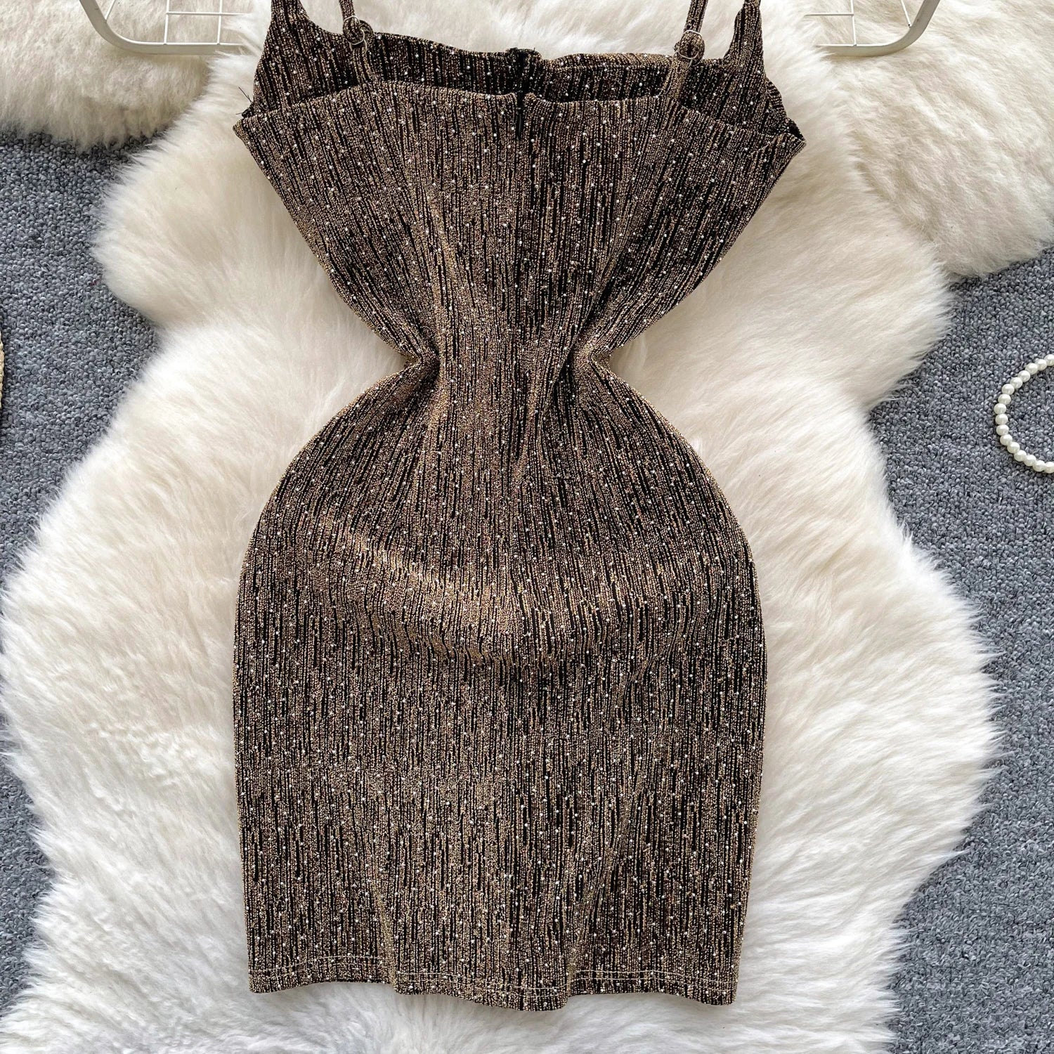 Sexy sleeveless glitter Backless Off Shoulder Fashion Birthday Party Evening Vestido Women Goth Slim Summer Hip Wrap Dress SS69