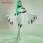 Miccostumes Women's Anime Cosplay Jumpsuit with Choker & Stockings