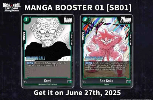 Bandai Dragon Ball Manga Booster 01 Fusion World Series TCG Game Card 40th Anniversary Version Anime Collectibles Trendy Toy