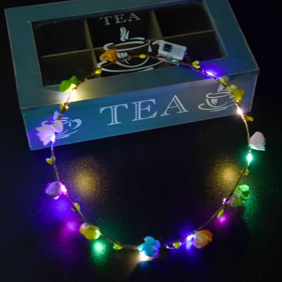 LED Glow Cat & Bunny Ear Headbands - 10/20/30 Pcs