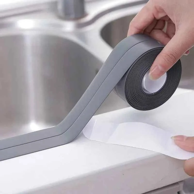 PVC Sealing Tape For Bathroom Bath Toilet Kitchen Caulk Strip Tape Self Adhesive Waterproof Wall Sticker Mold Proof Tapes