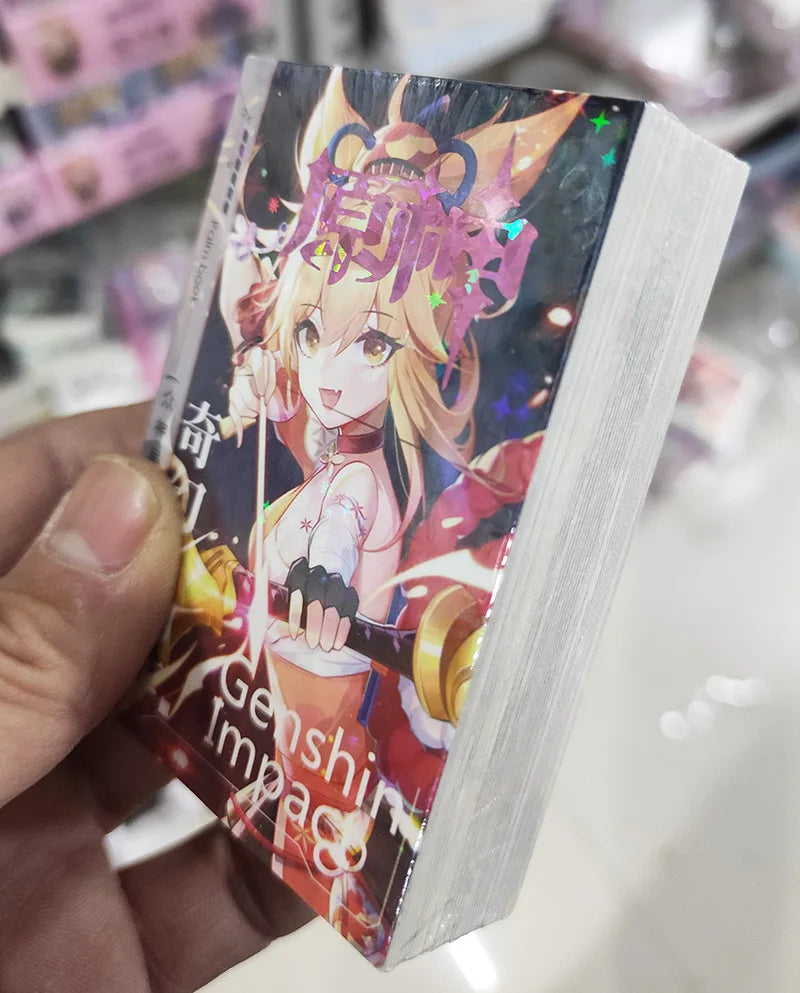 Game Impact Alhaitham Anime Project 40 Sheets 80 Pages Double-sided Mini Characters 68x60mm Magazine Miniature Comic Books SS69