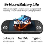 Trimui Smart Pro Handheld Game Console 4.96'' IPS Screen Linux System Joystick RGB Lighting Trimui Retro Video Game Console Gift SS69