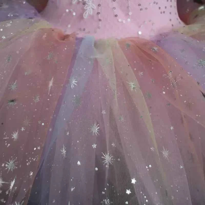 Tutu Party Dress Girl Stage Children Princess Robe Fille Summer Girls Dresses Costume Dance Baby Clothing Kids Outfit Vestidos