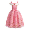 WEIZOO Girls Princess Aurora Dress - Sleeping Beauty Cosplay Costume