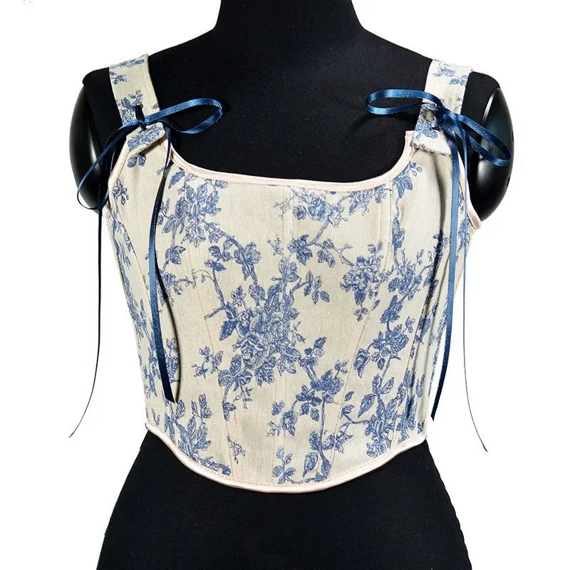 VISIVANEC Lolita Corset Tank Top Women's Slimming Bustier