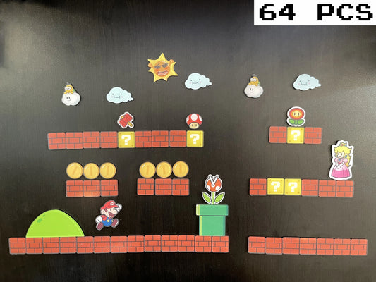 Cartoon Bros Fridge Magnet Home Kitchen Convenience Sticker Anime Photo Message Board Refrigerator Magnetic Stickers Home Dec