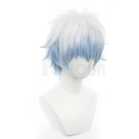 HOLOUN Gintama Anime Sakata Gintoki Cosplay Costume Wig Kimono Top Pants Cos Convention Halloween Christmas Gift SS69