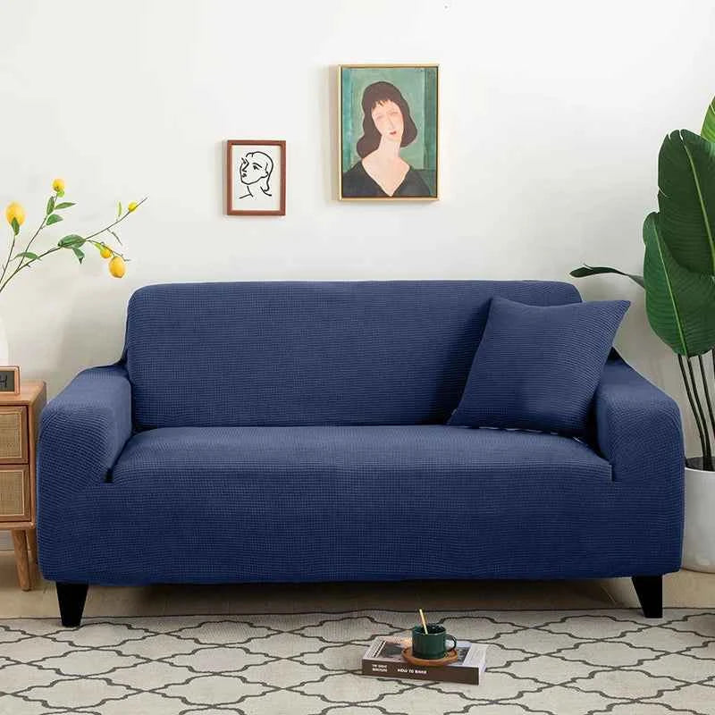 Sofa Cover Elastic For Living Room Home Jacquard Stretch  Slipcovers  Corner Couch Covers 1/2/3/4 Seater L Shape Free Shopping
