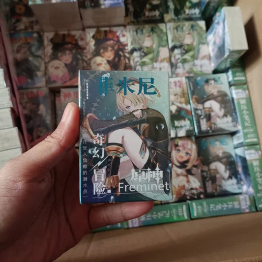 Game Impact Alhaitham Anime Project 40 Sheets 80 Pages Double-sided Mini Characters 68x60mm Magazine Miniature Comic Books SS69 9.69 Freminet / 40 Sheets 80 Pages