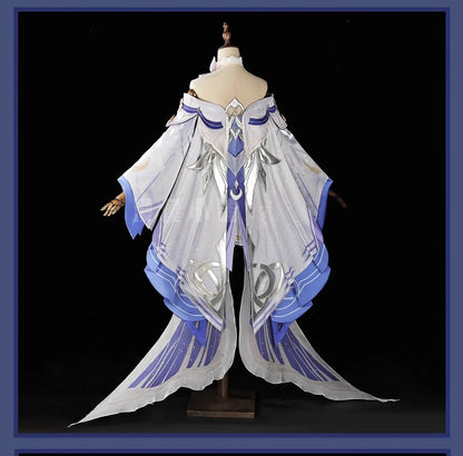 IN STOCK Columbina Cosplay Costume Game Genshin Impact【S-2XL】DUDU-R Nod-Krai Women Song of the Welkin Moon Plus Size