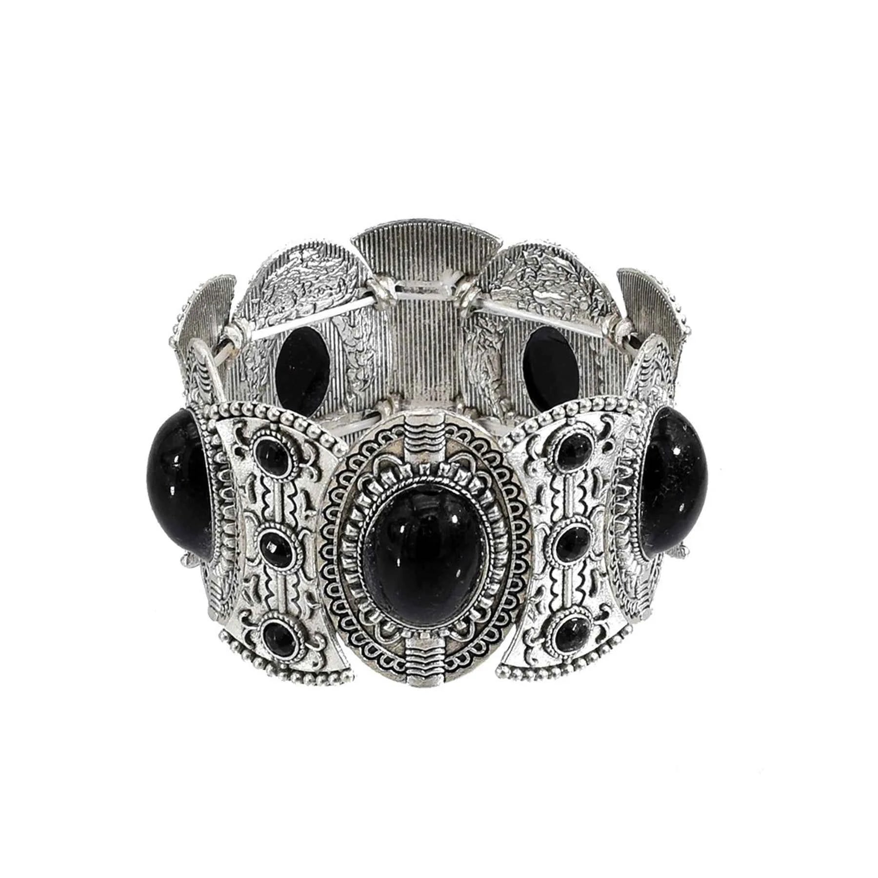 Traditional Kazakhstan Ethnic Coins Bracelet Hair Accessories  for Women Vintage Nepalese Tibetan Clothing Headwear Jewelry Set