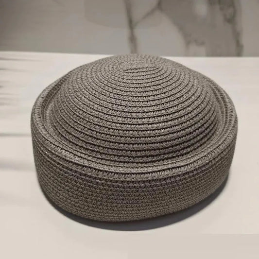 Fashion Mesh Hollow Breathable Summer Pillbox Beret Hat Women Colorful Outdoor Hard Pink Elegant Sun Cap Wholesale Taqiyah Kufi