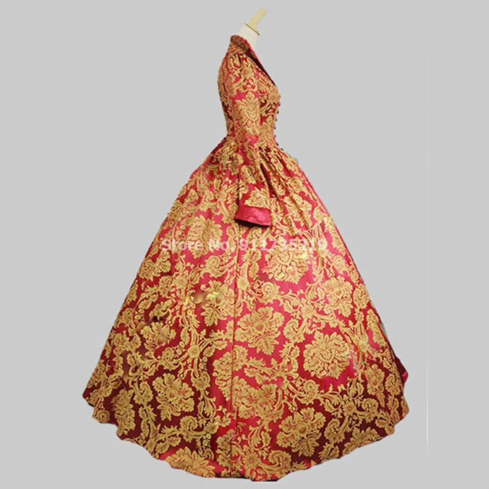 Victorian Masquerade Dresses for Women, Renaissance Dress, 18th Century, Baroque Rococo Marie Antoinette, Historical Clothing SS69