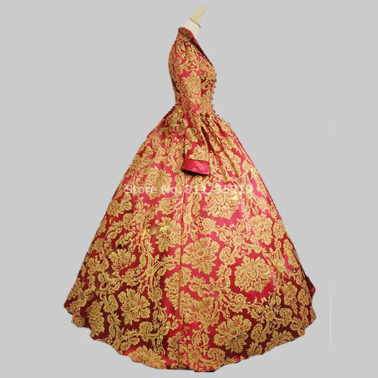 Victorian Masquerade Dresses for Women, Renaissance Dress, 18th Century, Baroque Rococo Marie Antoinette, Historical Clothing SS69