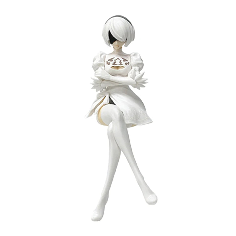 13-15CM NieR:Automata Yorha No. 2 Type B PVC Anime Action Figures Model Collection Ornament Anime Cartoon Model Toy Gift SS69 8.69 02-No box