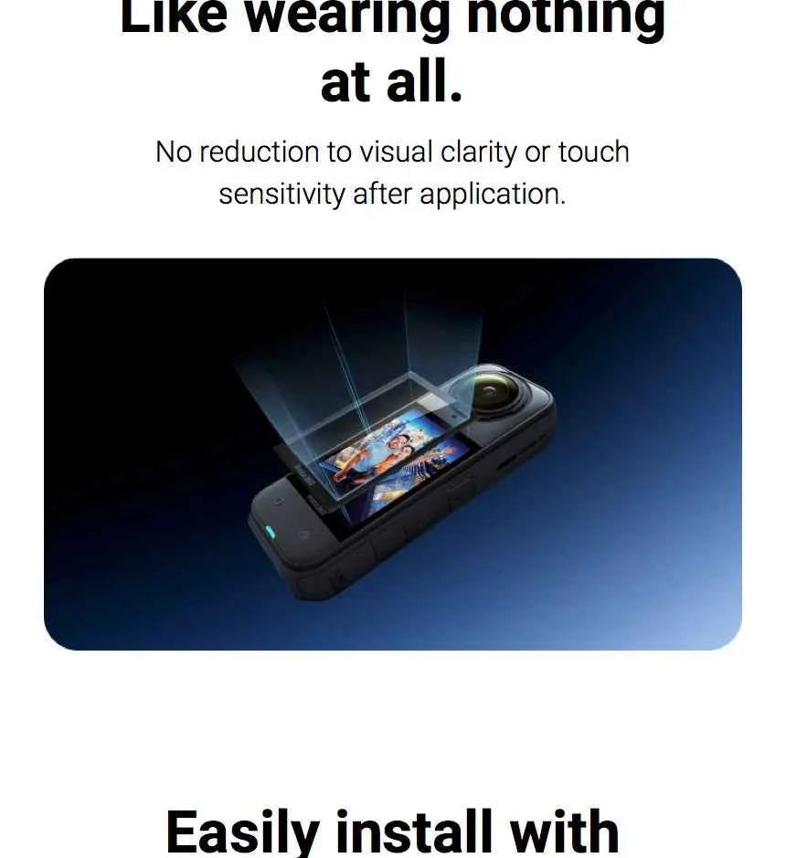 Insta360 X5 Screen Protector Standard or Cooling Tempered Glass Film For Insta 360 X5 Original Accessories