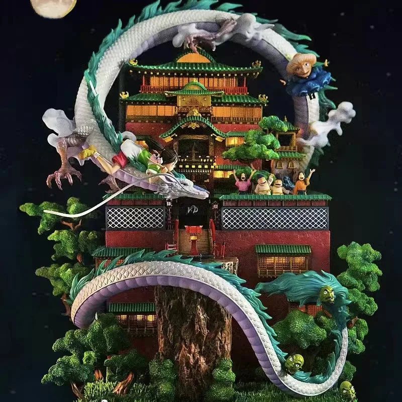 Bandai Spirited Away Oil House Model 1/100 Scale PVC Figure