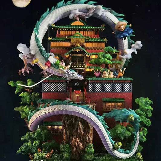 Bandai Spirited Away Oil House Model Figure 1/100 Scale PVC Collectible