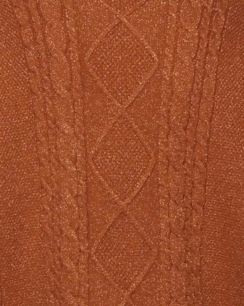 Glittery TS Cardigan Women Orange Chunky Knit Sweater with Star Embroidery Gold Thread Showgirl Cardigan Fans-make Tay Cardi