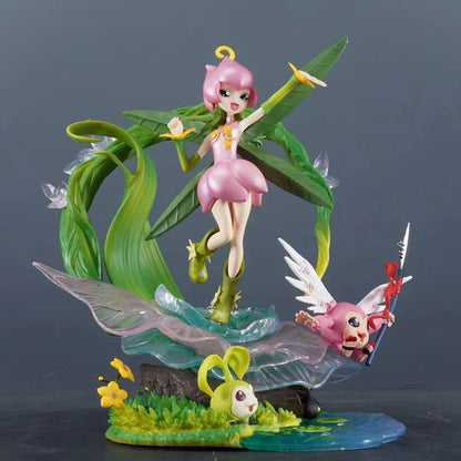 New Digimon Adventure Lilimon Tanemon Action Figure 19cm Model Statue Collection Desktop Decoration Ornament Toys Birthday Gifts SS69 40.69 19cm / no box