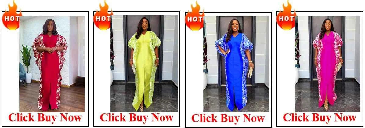 Elegant African Dresses for Women 2025 New Africa Clothing Plus Size Turkey Wedding Party Long Dress Dashiki Ankara Outfits Robe