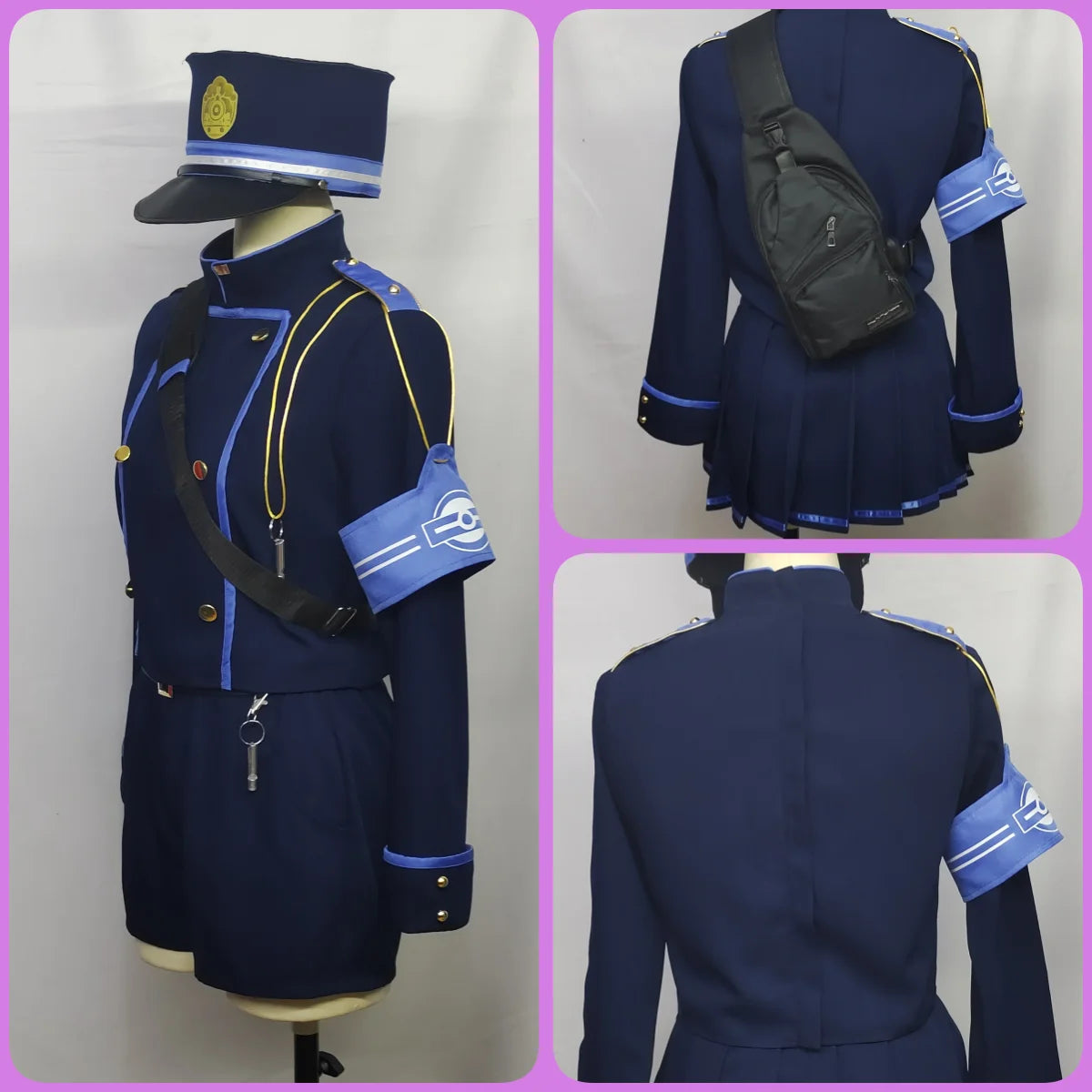 Game Blue Archive Tachibana Nozomi Cosplay Costume Wig Shoes Hikari Cosplay Highlander Railroad Academy Role Play Uniform Prop SS69