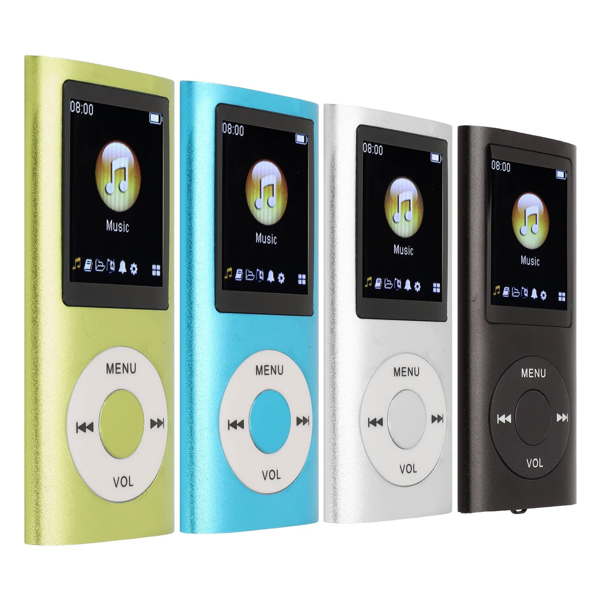 MP3 Player Stylish Multifunctional Lossless Sound Slim 1.8 Inch LCD Screen Portable MP3 Music Player SS69