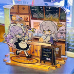 Game Honkai Star Rail Robin Sunday Cosplay Acrylic Figure Stand Kawaii Coffee Shop Standing Plate Ornament Accessories Prop SS69