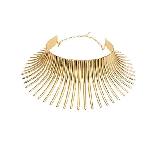 PESENAR Greek Goddess Costume Accessory Set with Golden Leaf Crown and Pearls