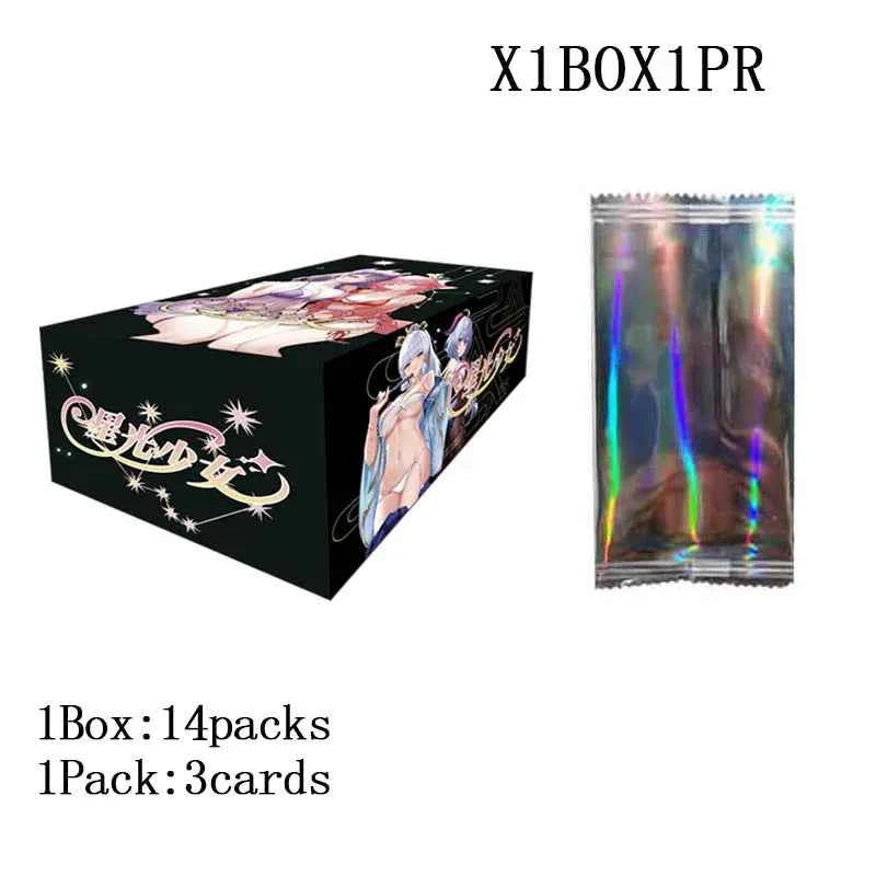 Goddess Story Collection Cards Board Playing Games Carts Paper Kids Toys Anime Gift Table Christmas Brinquedo